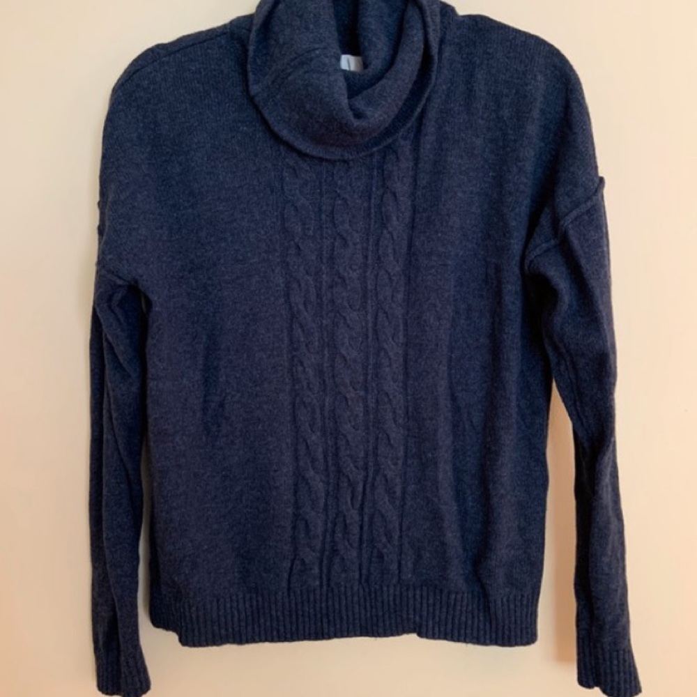 H&M Navy Turtleneck Sweater